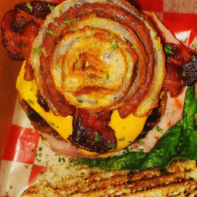 Stuffed burger